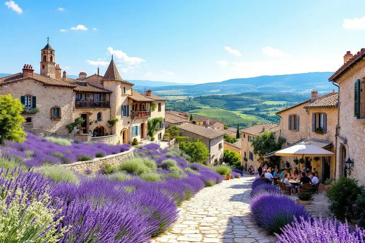 Histoire de Grignan et de ses champs de lavande
